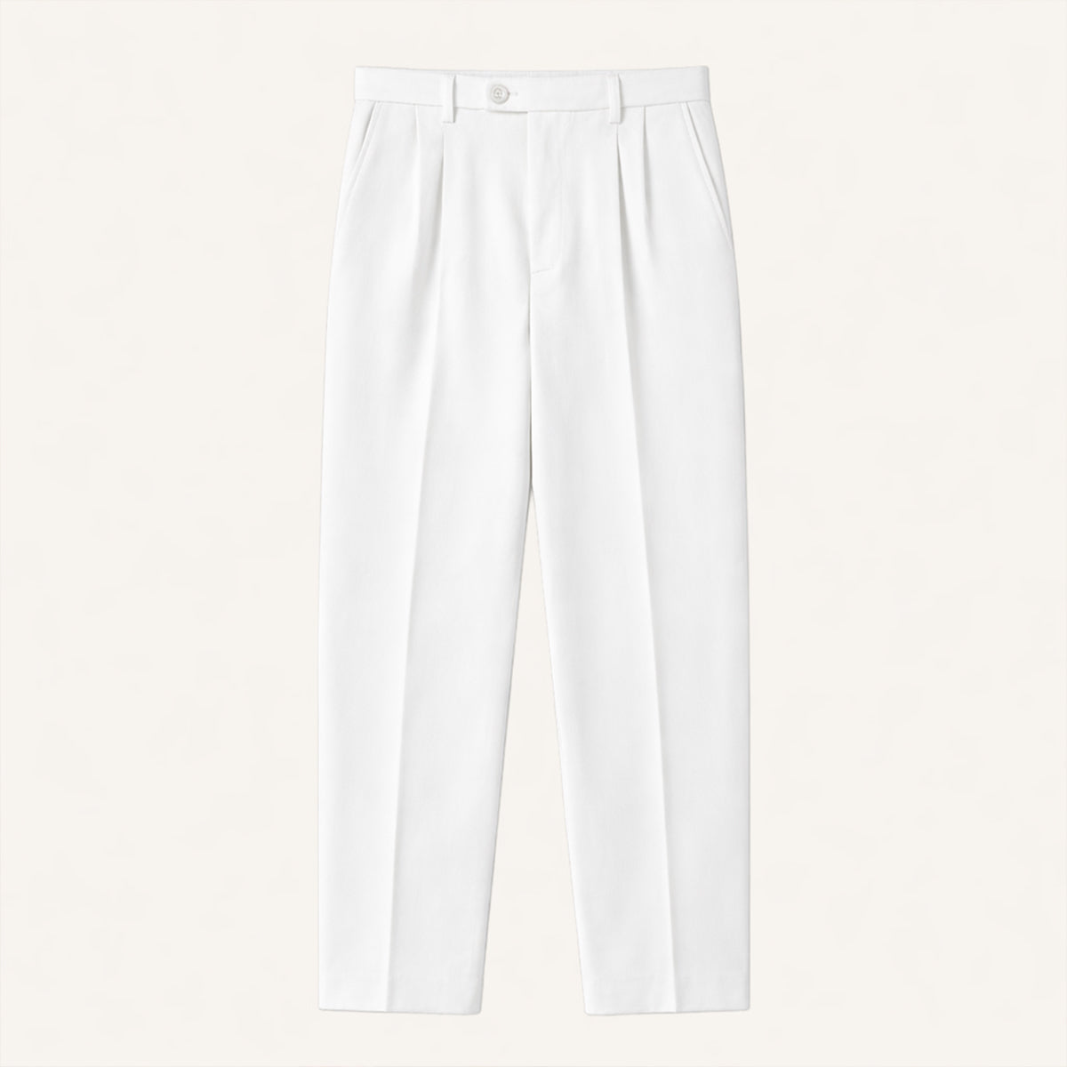 Men's Tailored Pleated Pants Classic Wool