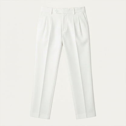 Men's Linen Loose Fit Pants Breathable Beige