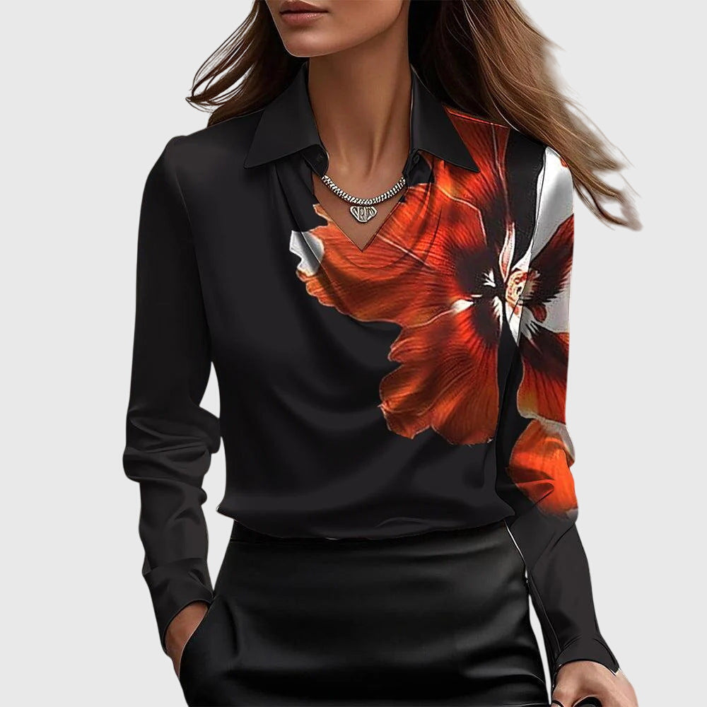 Daisy | Women’s Cowl Neck Long Sleeve Top