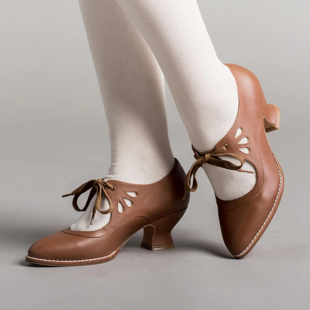 Women's Lace Up Cut Out Heels