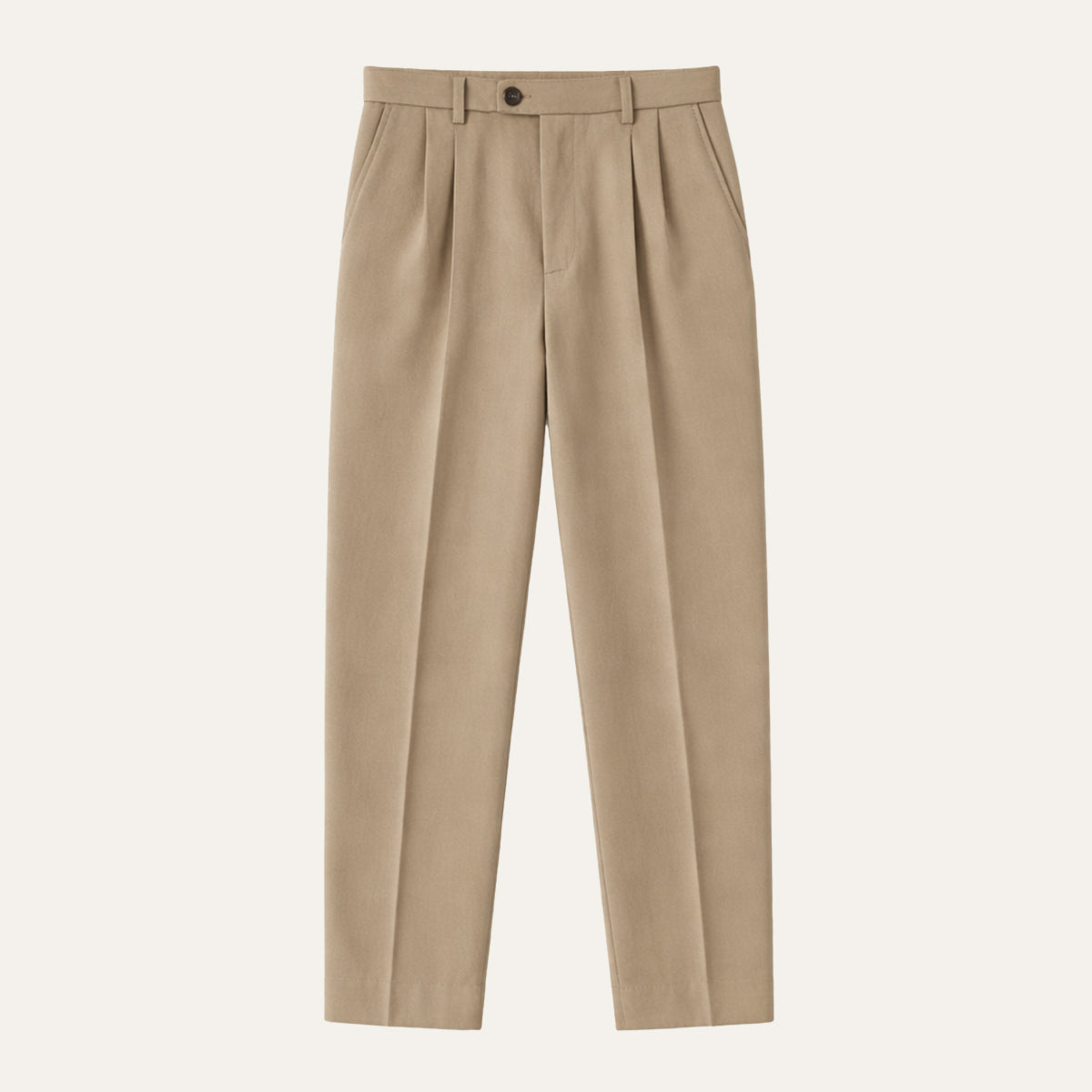 Men's Tailored Pleated Pants Classic Wool