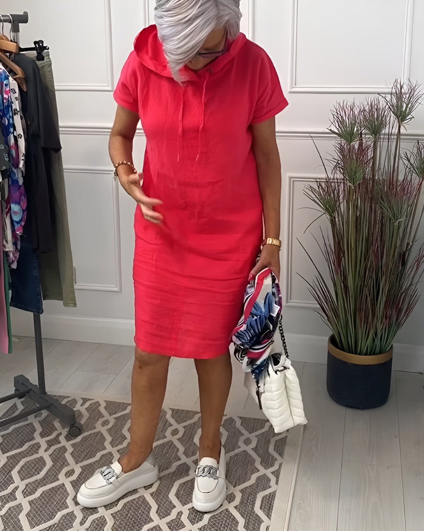 Women's Relaxed Hoodie Dress