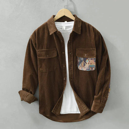 Men's Classic Long Sleeved Shirt Vintage Style