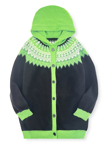 Women's Patterned Cardigan Sweater