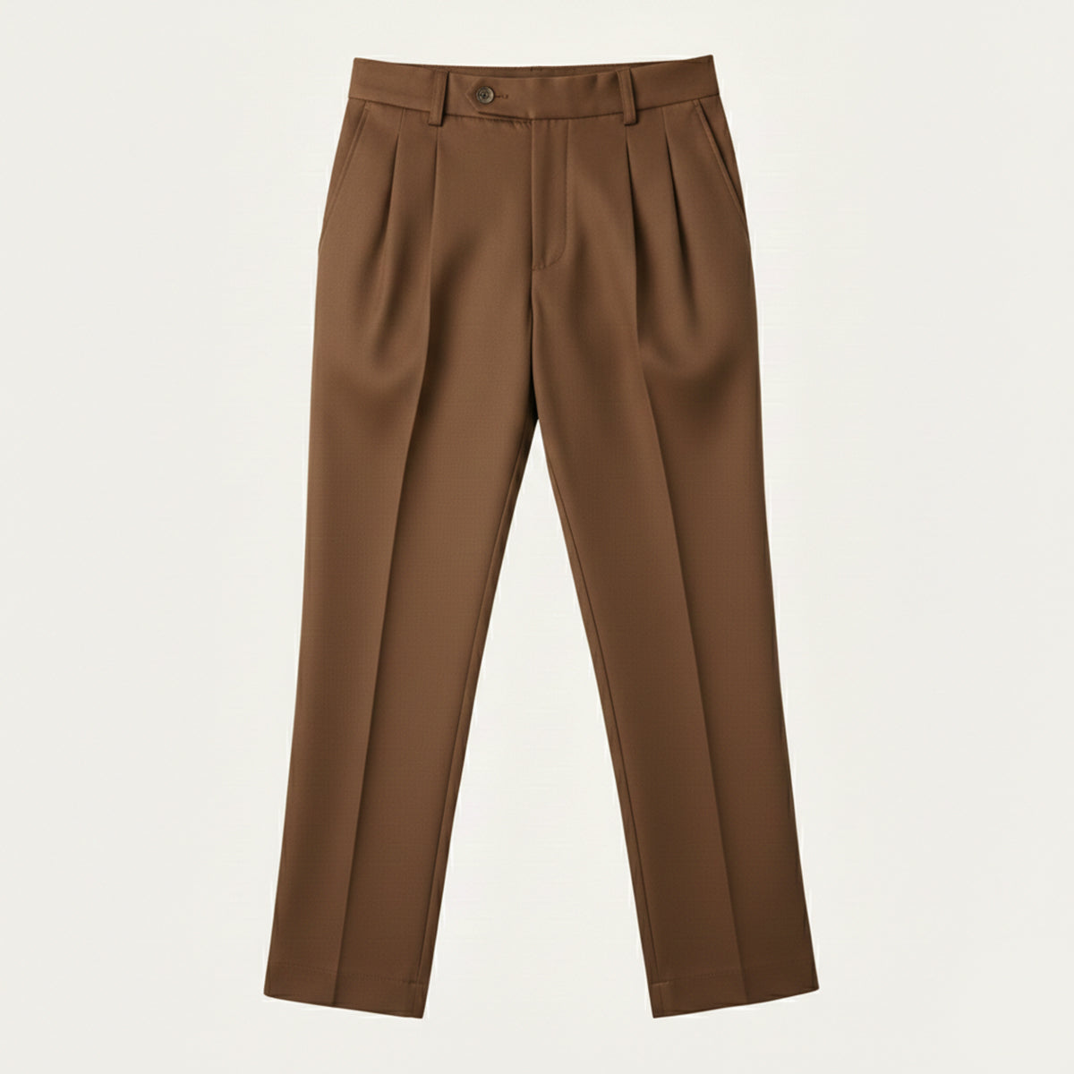 Men's Linen Loose Fit Pants Breathable Beige
