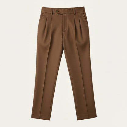 Men's Linen Loose Fit Pants Breathable Beige