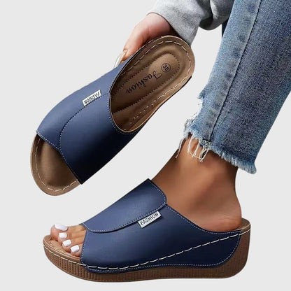 Women’s Platform Slide Sandals Open Toe