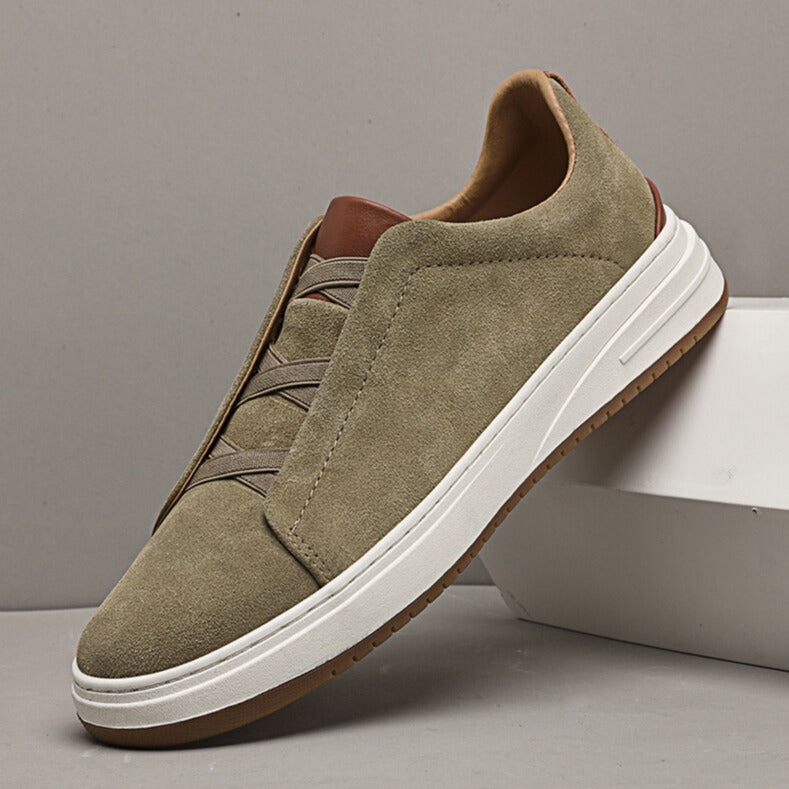 Men's Cowhide Casual Sneakers