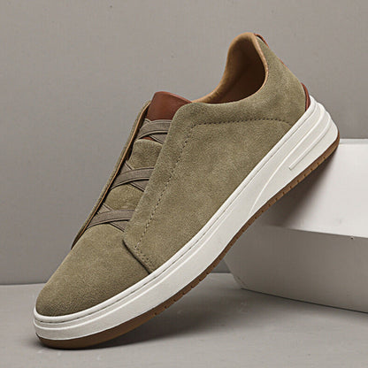 Men's Cowhide Casual Sneakers