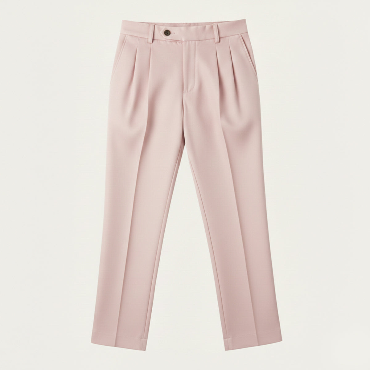 Men's Linen Loose Fit Pants Breathable Beige