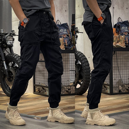 Men's Cargo Pants Stretch Fabric Rugged Comfort