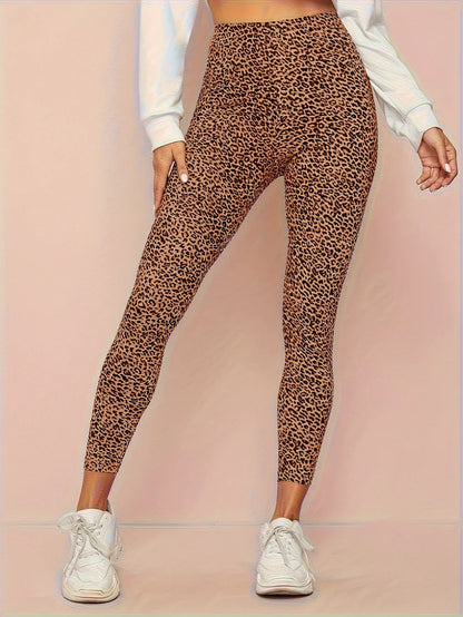 Women's Leopard High-Waist Leggings