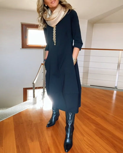 Women's Relaxed Midi Dress