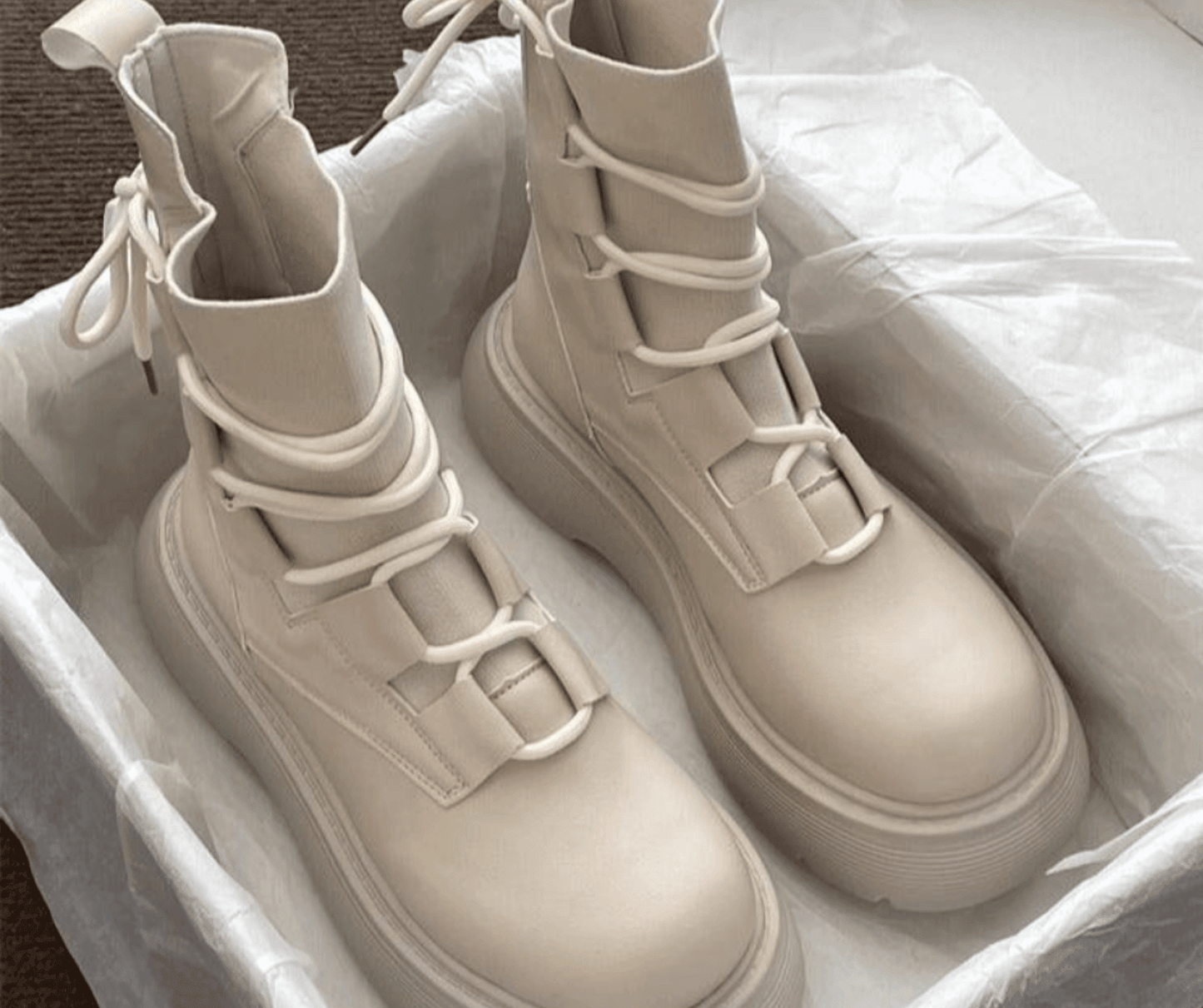 Women's Ankle Boots Platform Cut