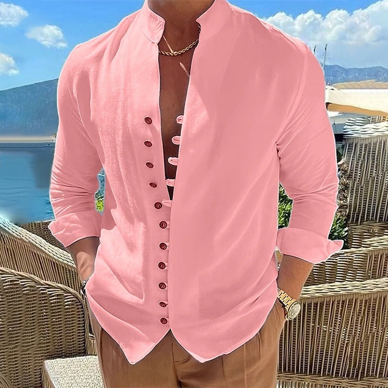 Men's Cotton Long Sleeve Shirt