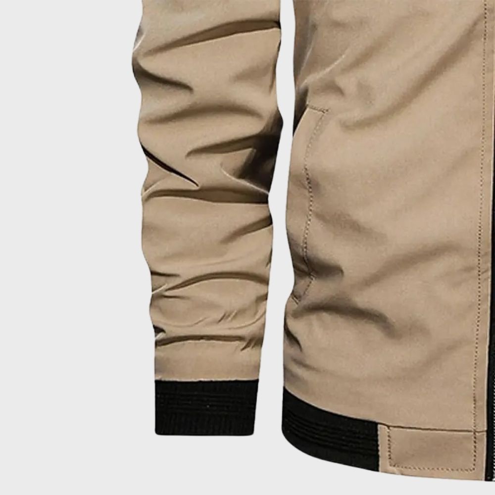 Image of Felix | Men's Slim Fit Full Zip Bomber Jacket