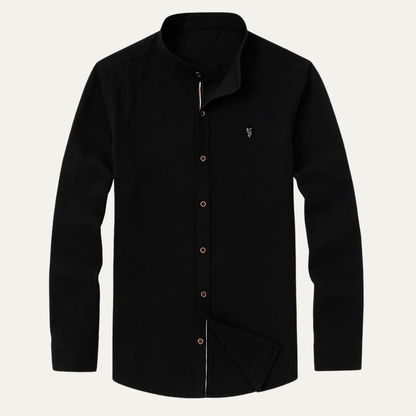 Pisa Marina Men's Cotton Linen Dress Shirt - Fashinoza