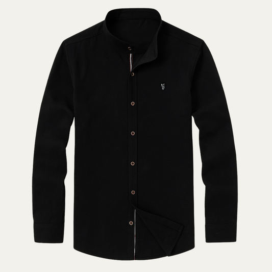Pisa Marina Men's Cotton Linen Dress Shirt - Fashinoza