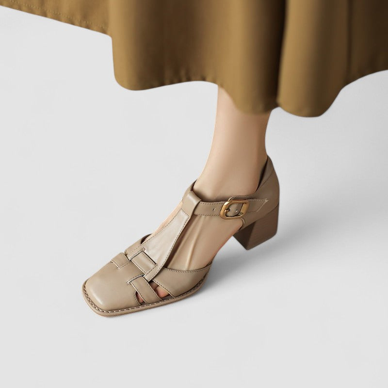 Women's Orthopedic T-Strap Heels