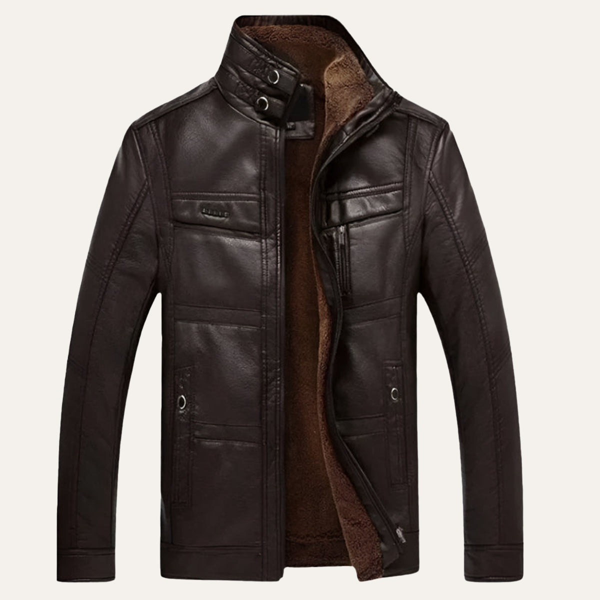 Radcliffe Men's Leather Jacket - Fashinoza