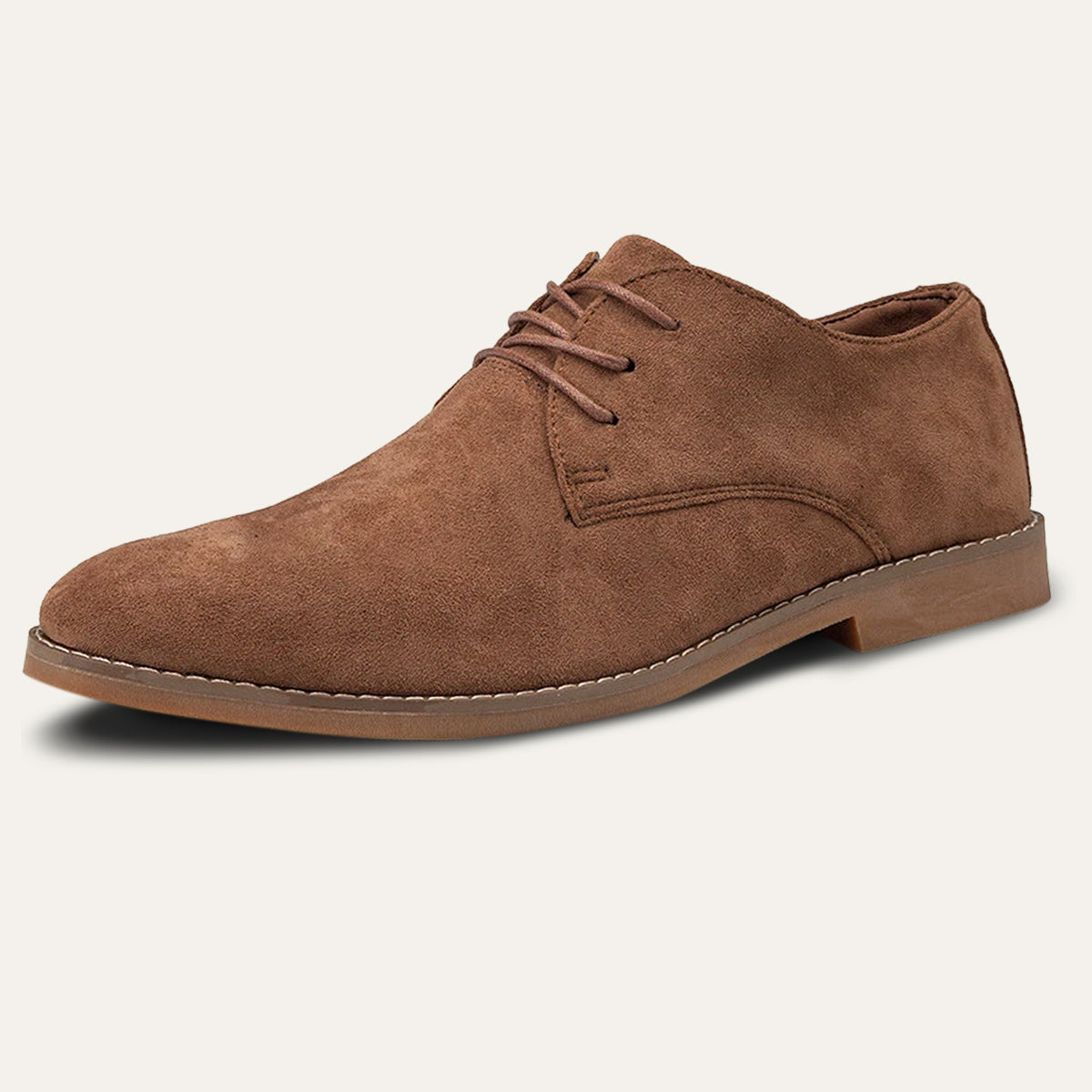 Men's Suede Formal Shoes Classic Brown - Fashinoza