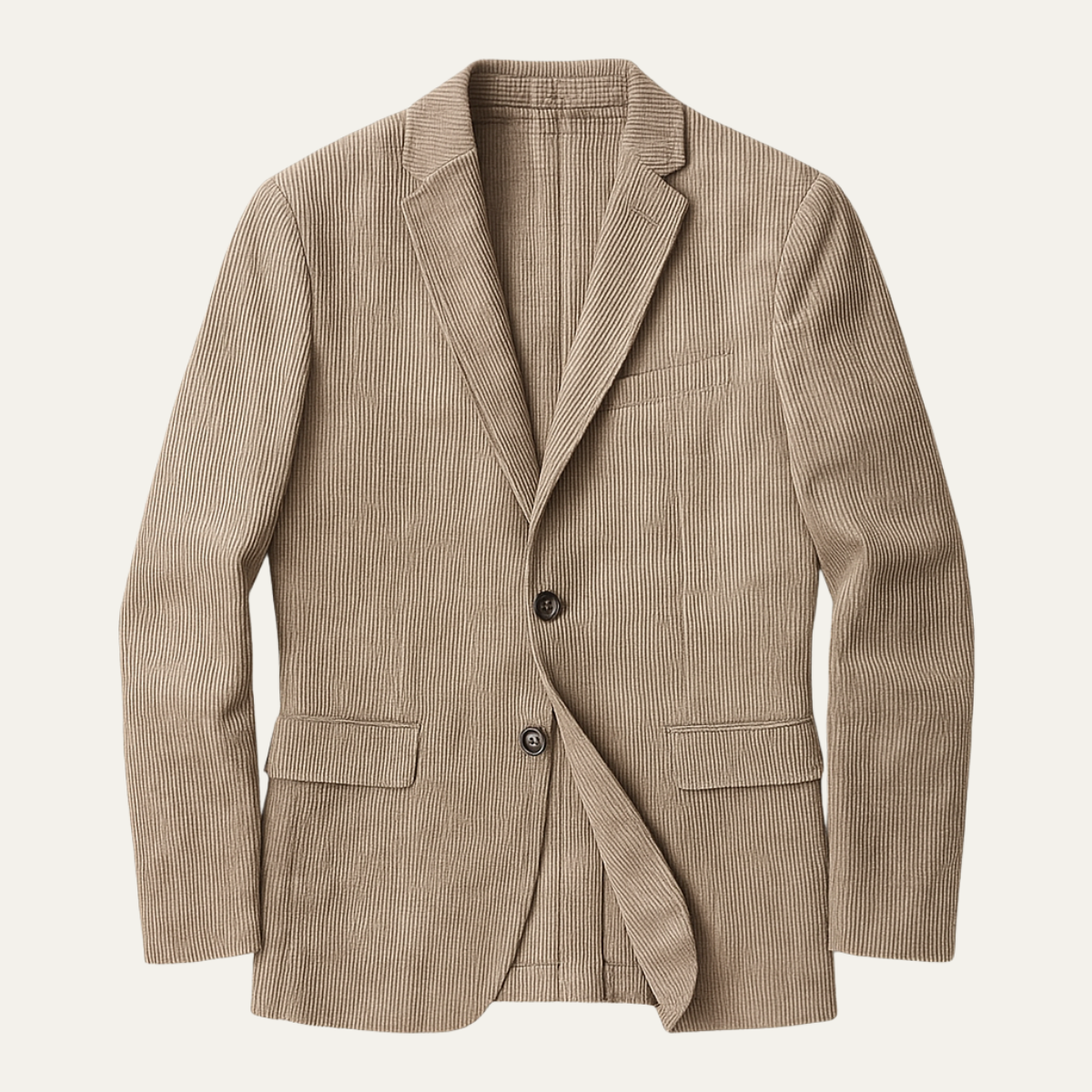 Men's Slim Fit Corduroy Blazer Suit - Fashinoza