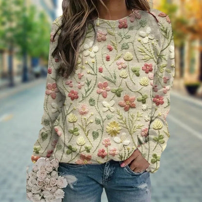 Women's Relaxed Fit Sweater Lightweight Spring Layer - Fashinoza