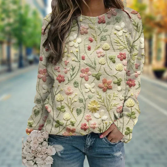 Women's Relaxed Fit Sweater Lightweight Spring Layer - Fashinoza