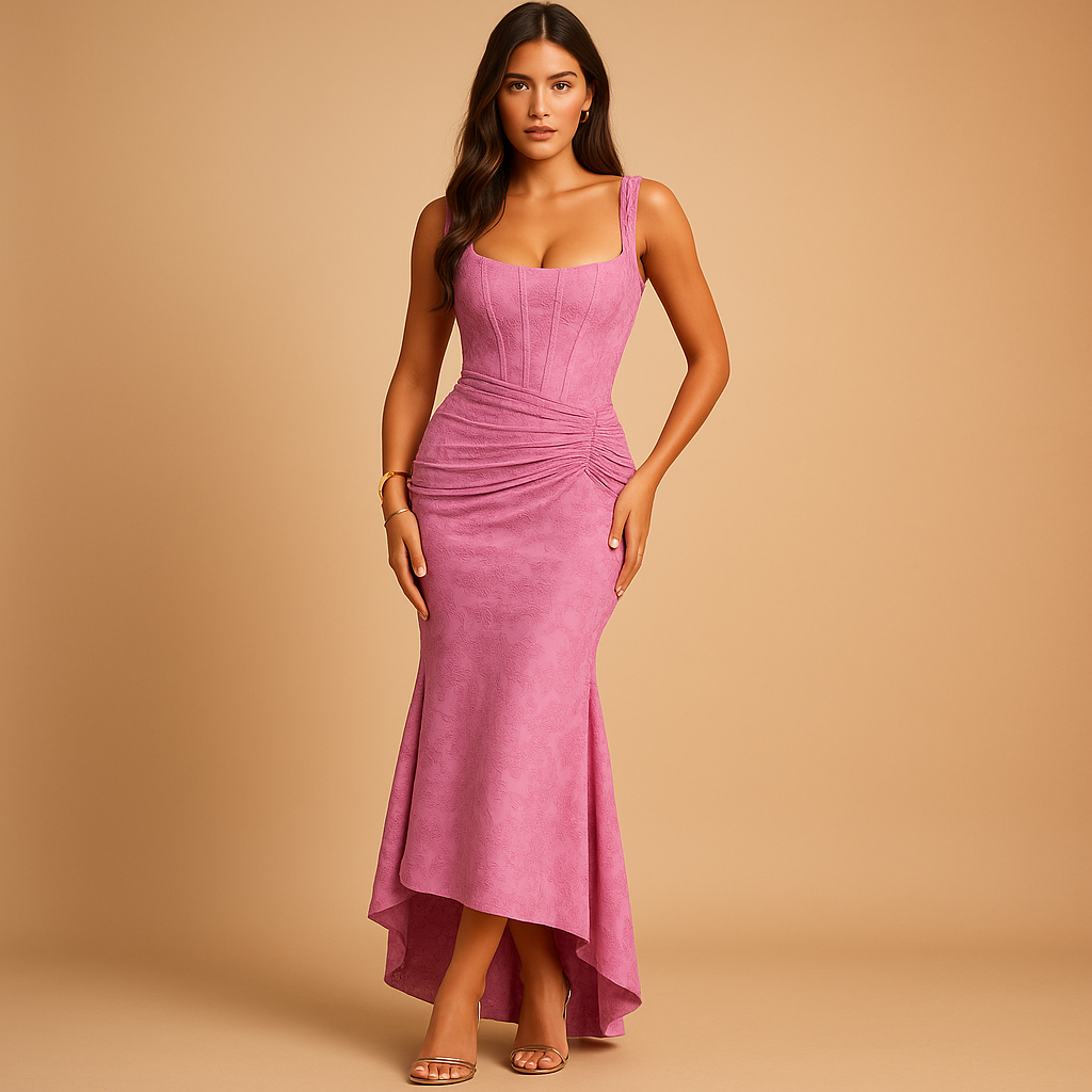 Women's Floral Midi Dress Flowy - 
Fashinoza