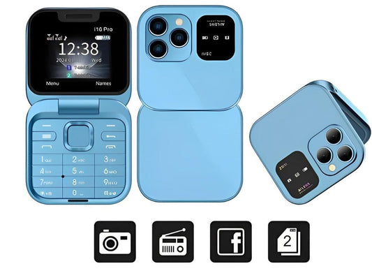 Dual Sim Foldable Phone Hd Camera Fm Radio - Fashinoza