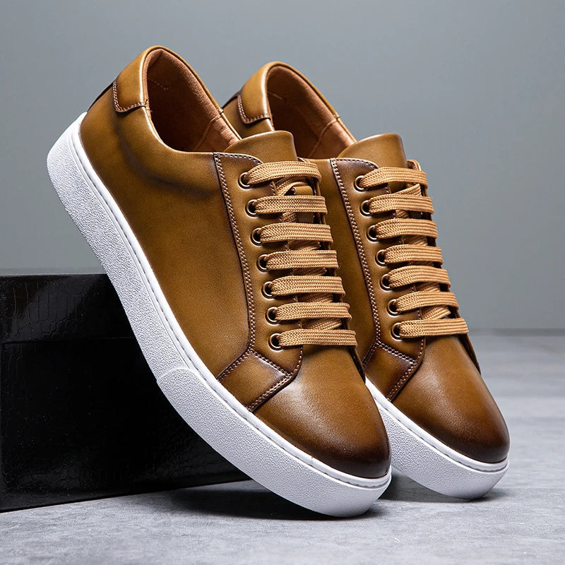 Forrest Men's Orthopedic Lace-Up Sneakers - Fashinoza