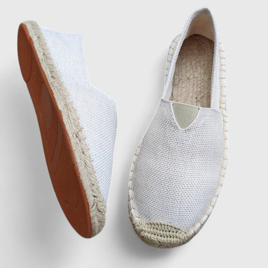 Women's Mesh Espadrille Flat Shoes - Fashinoza