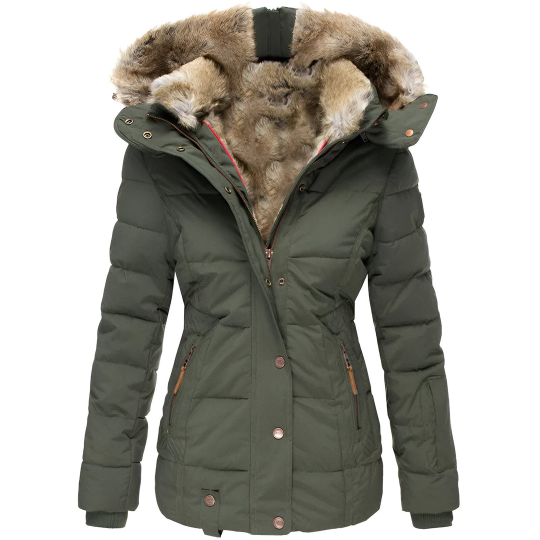 Riley | Women’s Winter Puffer Jacket with Fur Hood