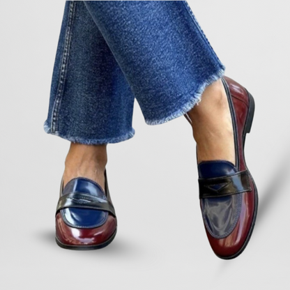 Women's Low Heel Slip On Loafers