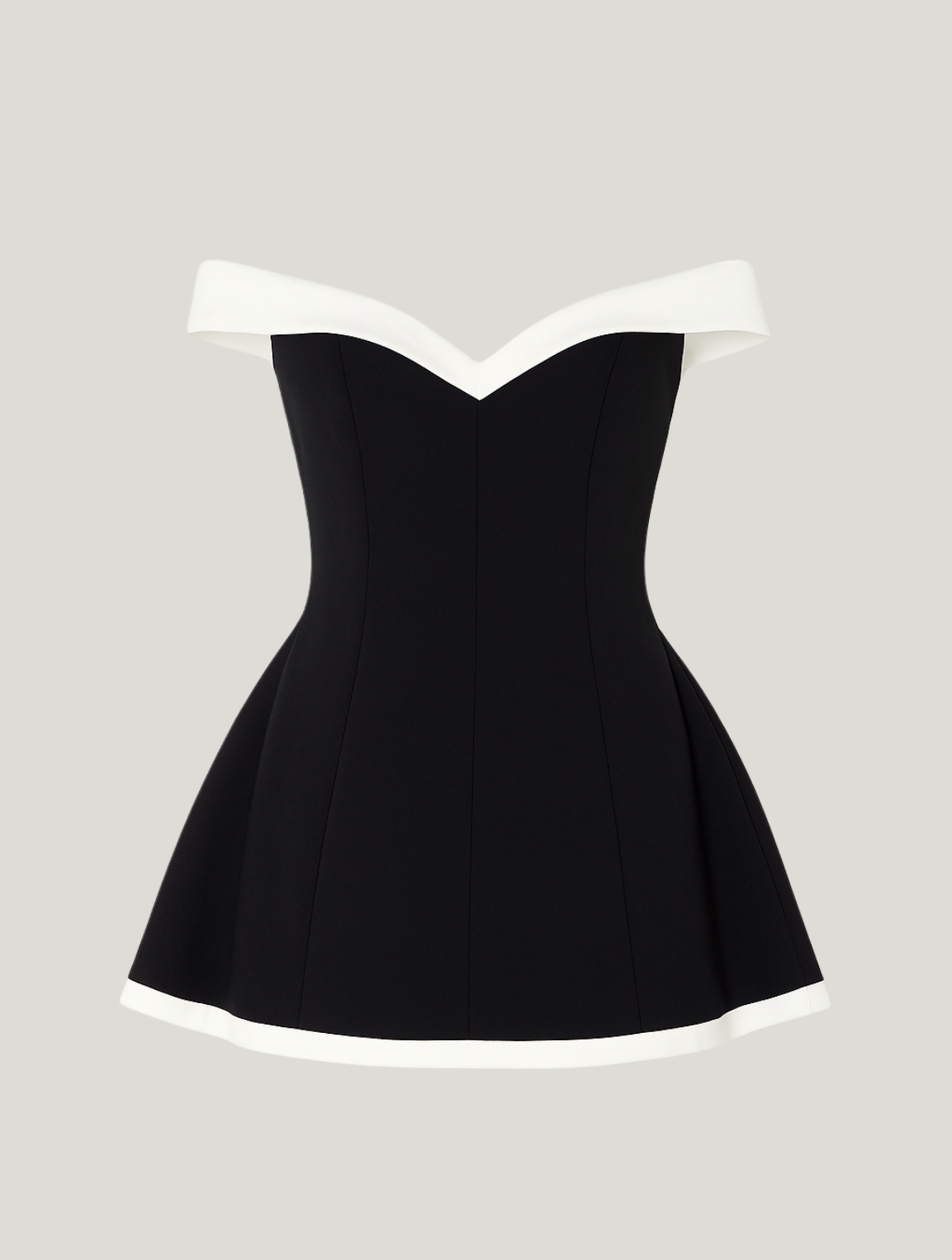 Image of Frances | Women's Off-the-Shoulder A-Line Mini Dress