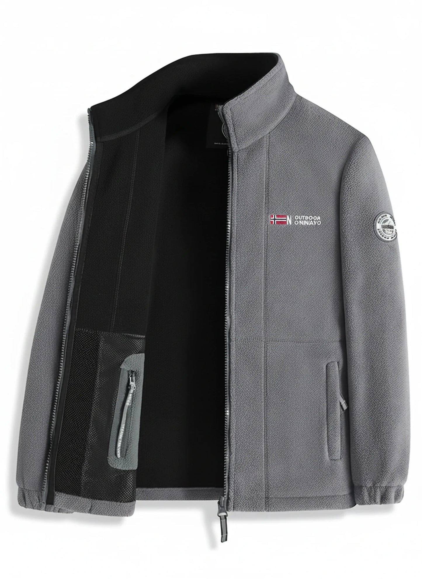 Men's Full-Zip Fleece Jacket Outdoor