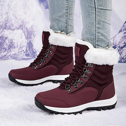 Women's Padded Lace-Up Boots
