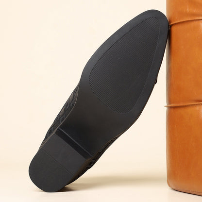 Image of George | Men's Lace-Up Block Heel Dress Shoes