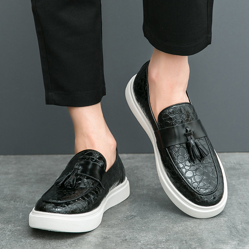 Tevan Leather Loafers