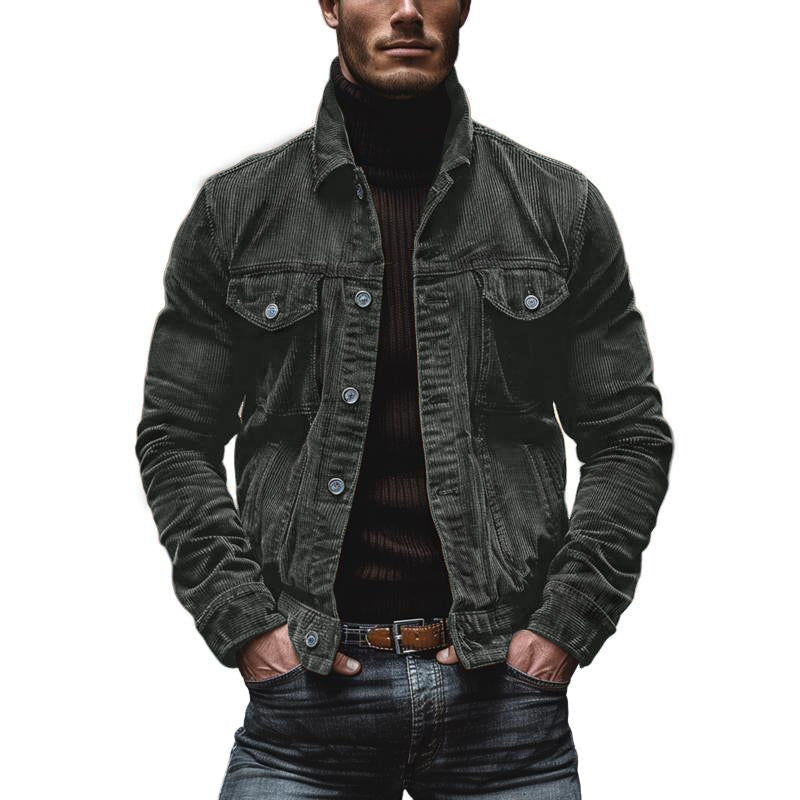 Image of Gerald | Men's Button-Down Corduroy Jacket