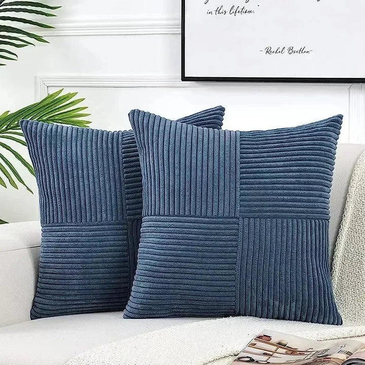 Corduroy Cushion Cover Soft Textured Beige
