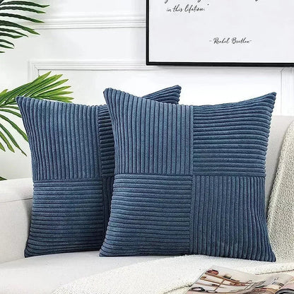 Corduroy Cushion Cover Soft Textured Beige