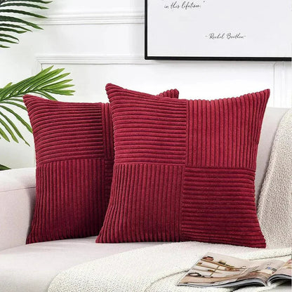 Corduroy Cushion Cover Soft Textured Beige