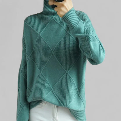 Audrey | Women’s Winter Turtleneck Long Sleeve Sweater