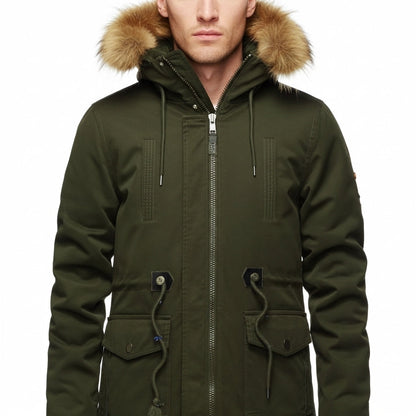 Men's Camouflage Hooded Parka Waterproof Velvet Jacket