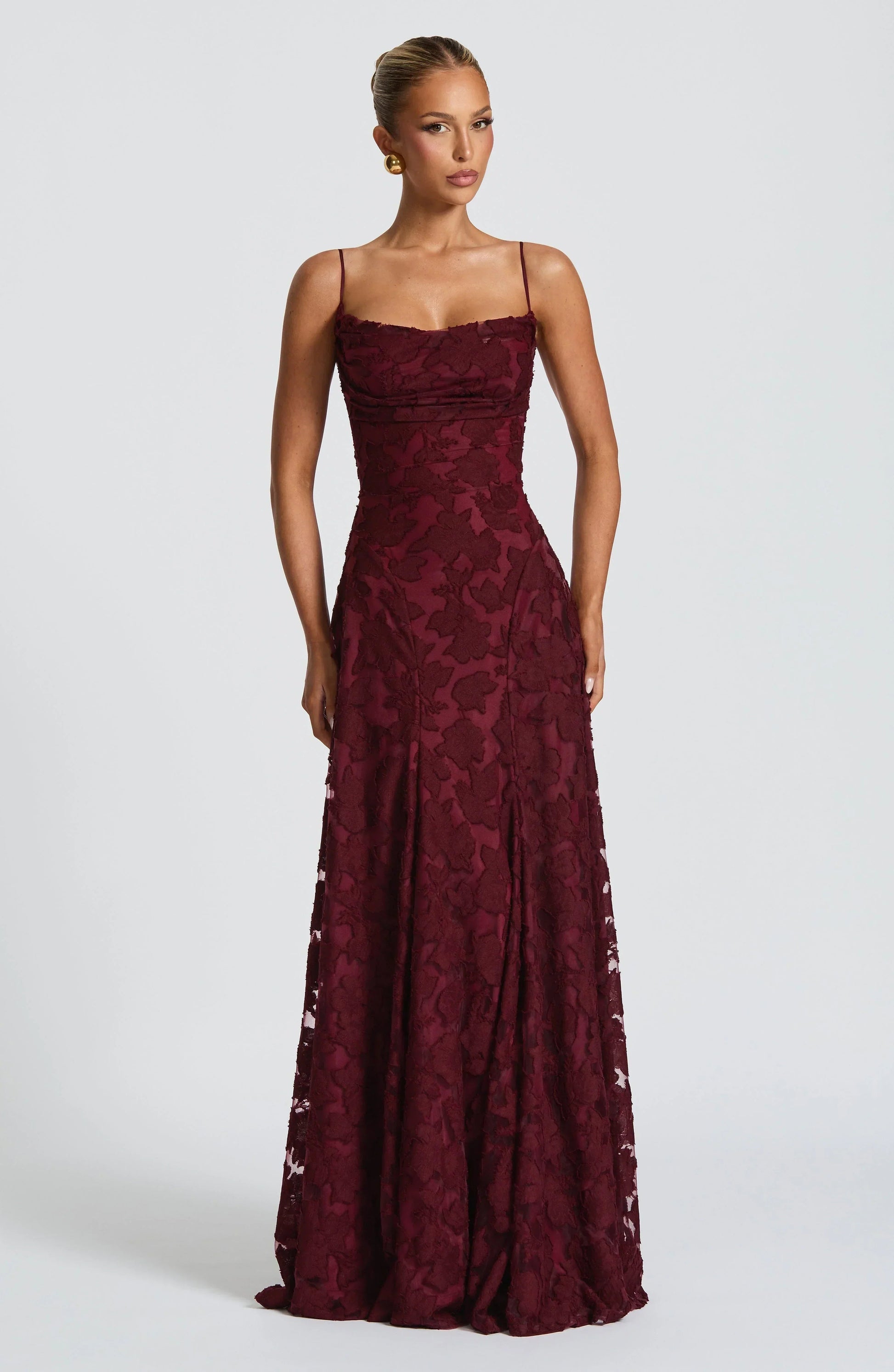 Women's A-Line Maxi Dress Spaghetti Strap - Fashinoza