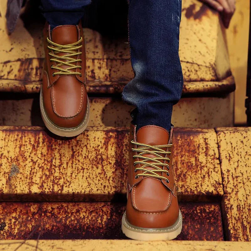Martin | Men Classic Leather Lace-Up Boots