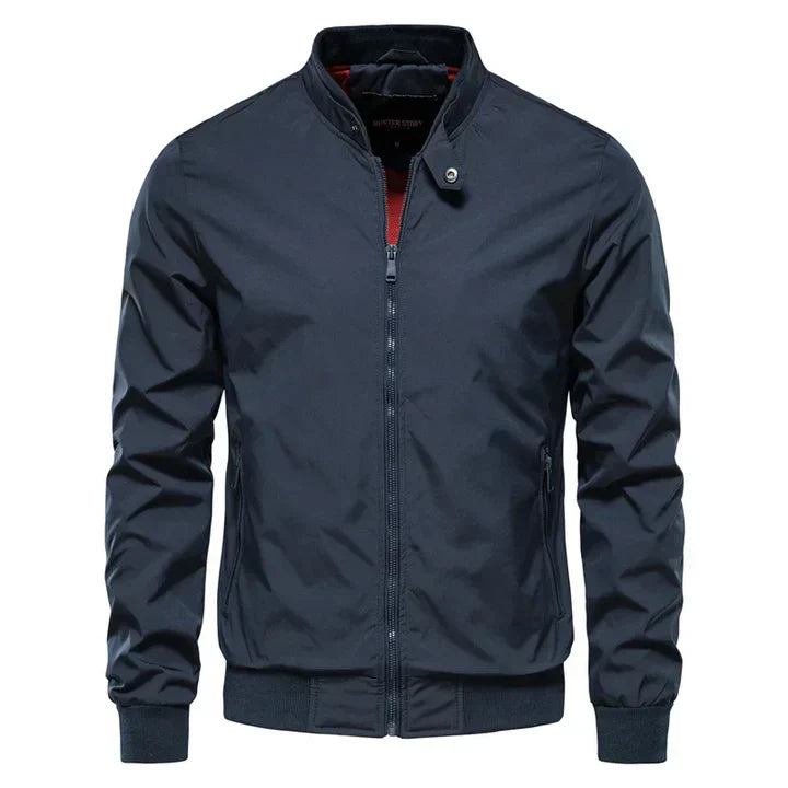 Men's Sport Jacket Polyester Summer Waterproof Navy
