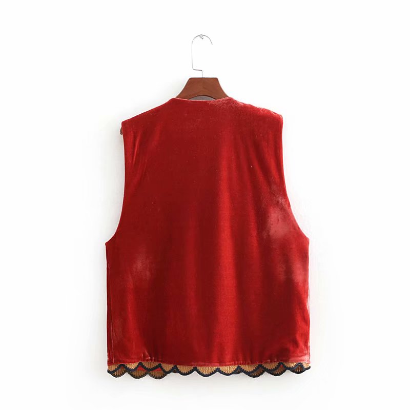 Women's Embroidered Vest