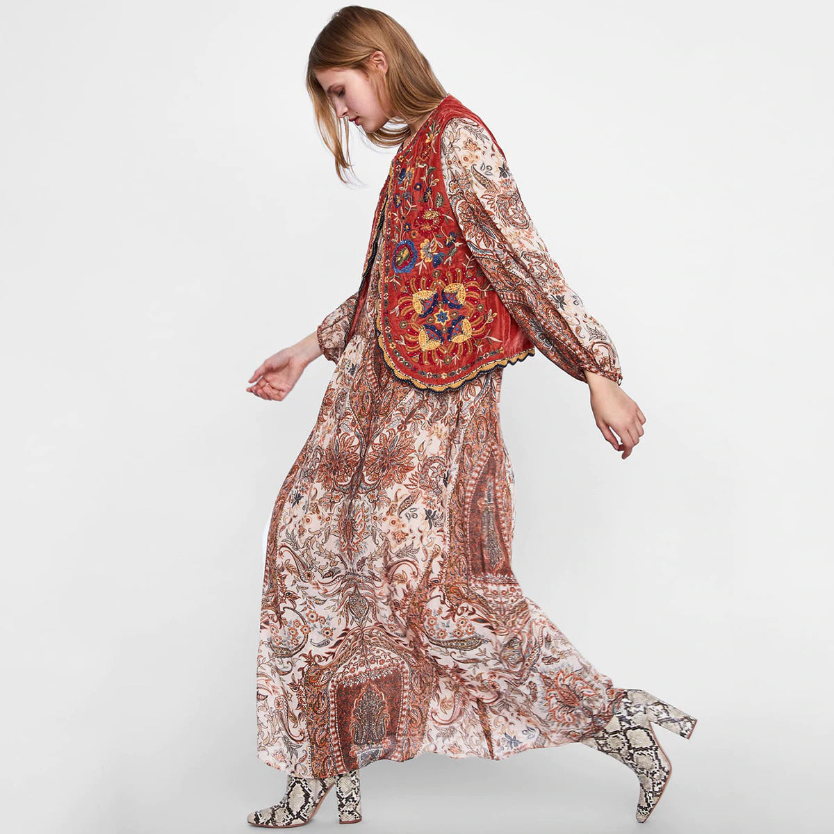 Women's Embroidered Vest